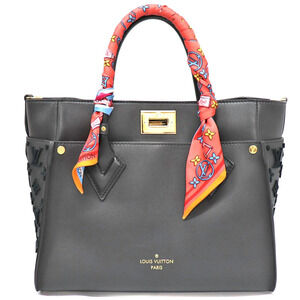 Louis Vuitton On My Side Black Tote Bag
